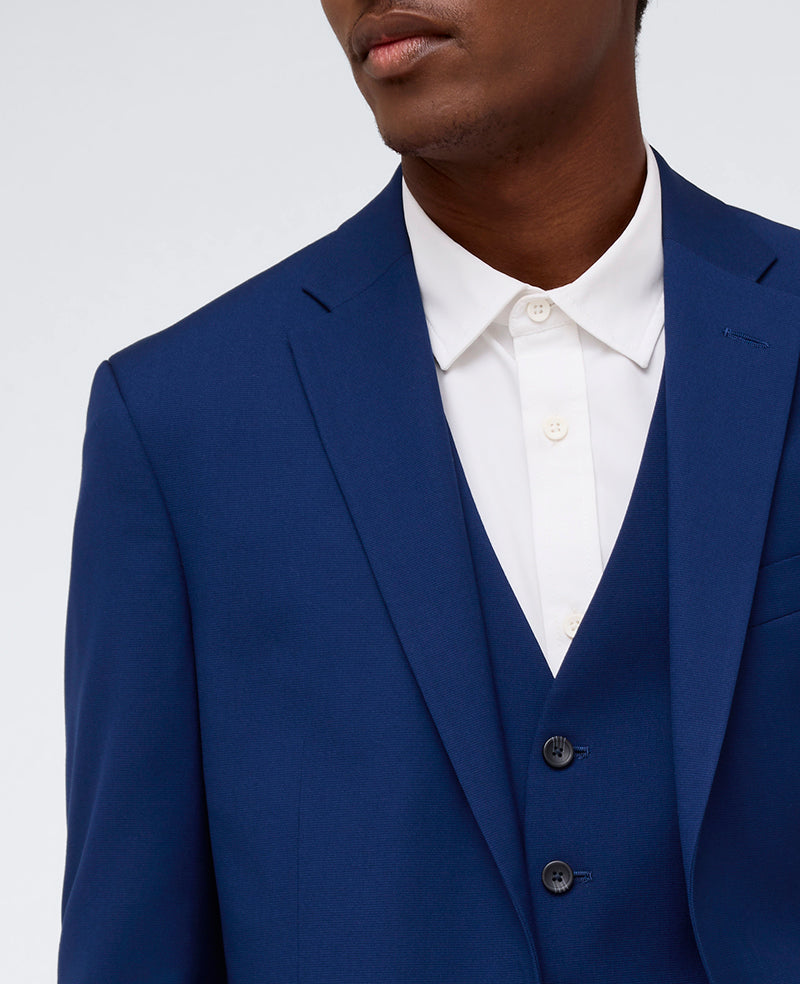 Kenneth Cole Reaction Ready Flex Suit Separate Jacket Blue