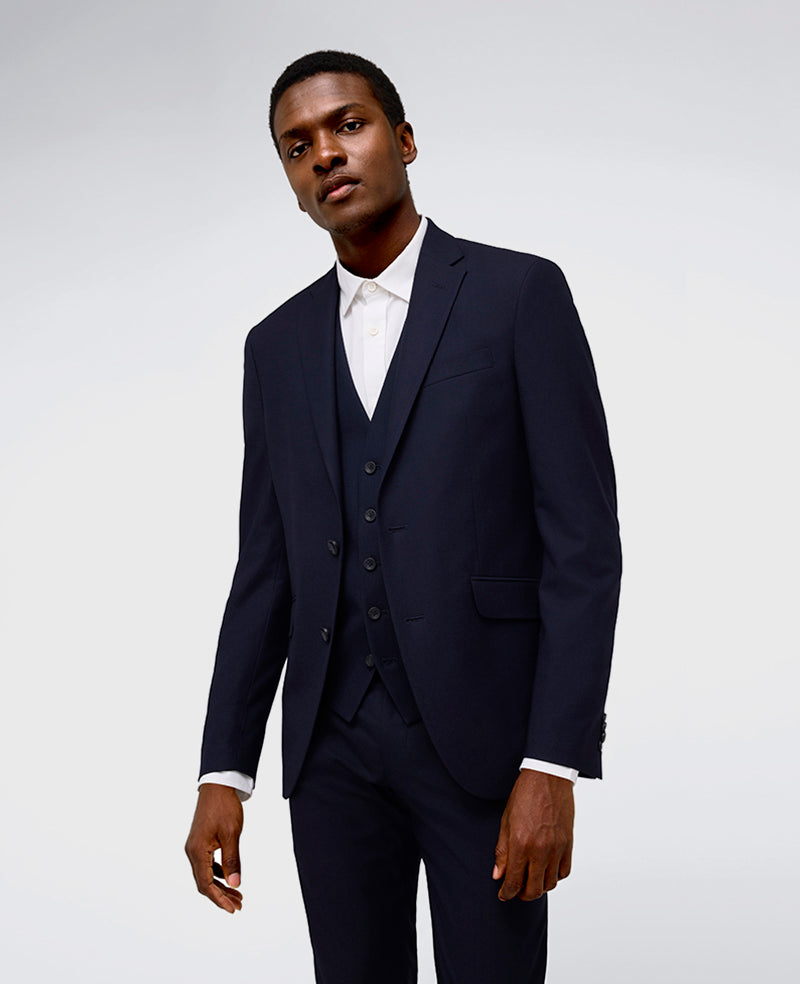 Kenneth Cole Reaction Ready Flex Suit Separate Jacket Navy