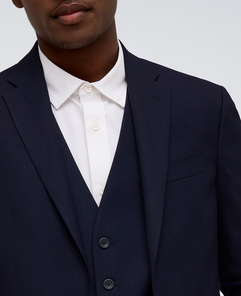Kenneth Cole Reaction Ready Flex Suit Separate Jacket Navy