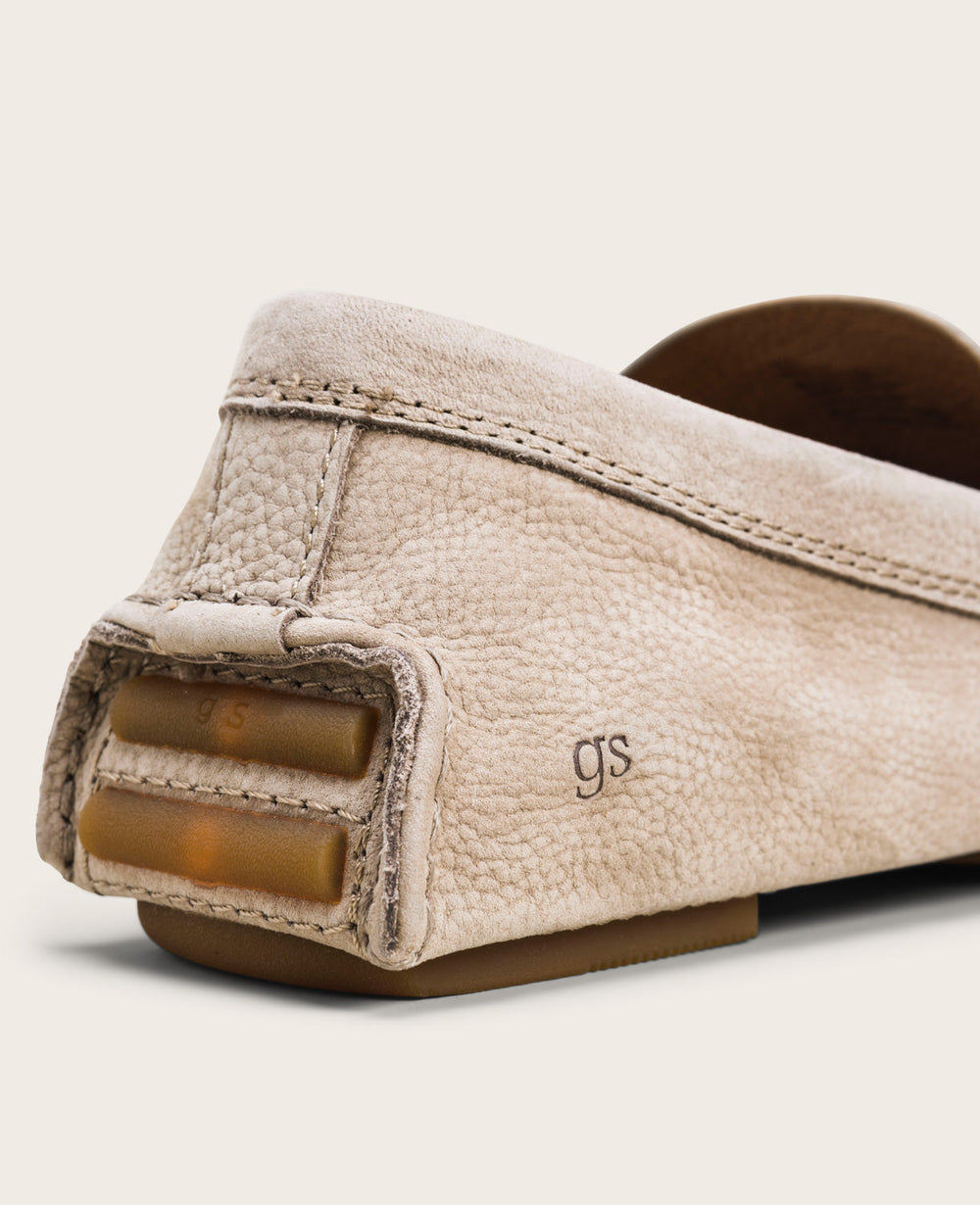 GENTLE SOULS - Mateo Driver Loafer Mushroom