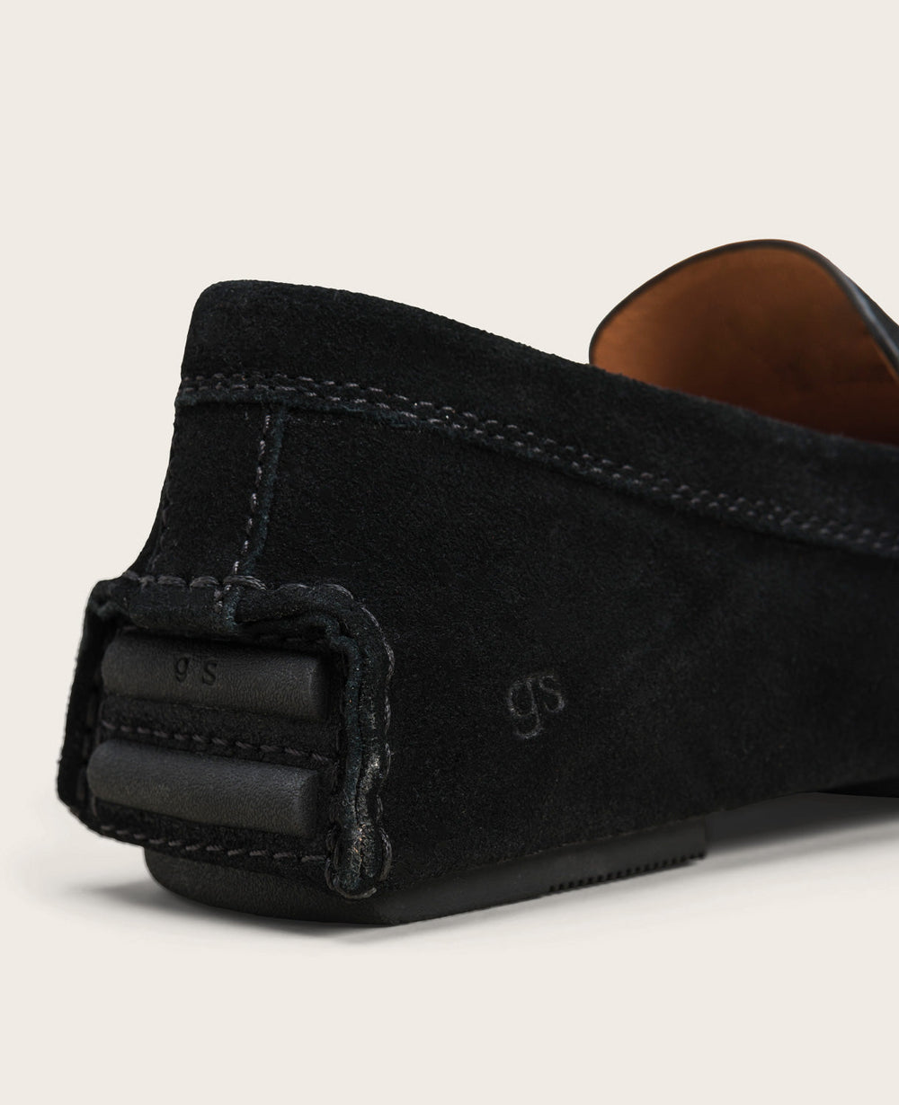 GENTLE SOULS - Mateo Driver Penny Loafer Black