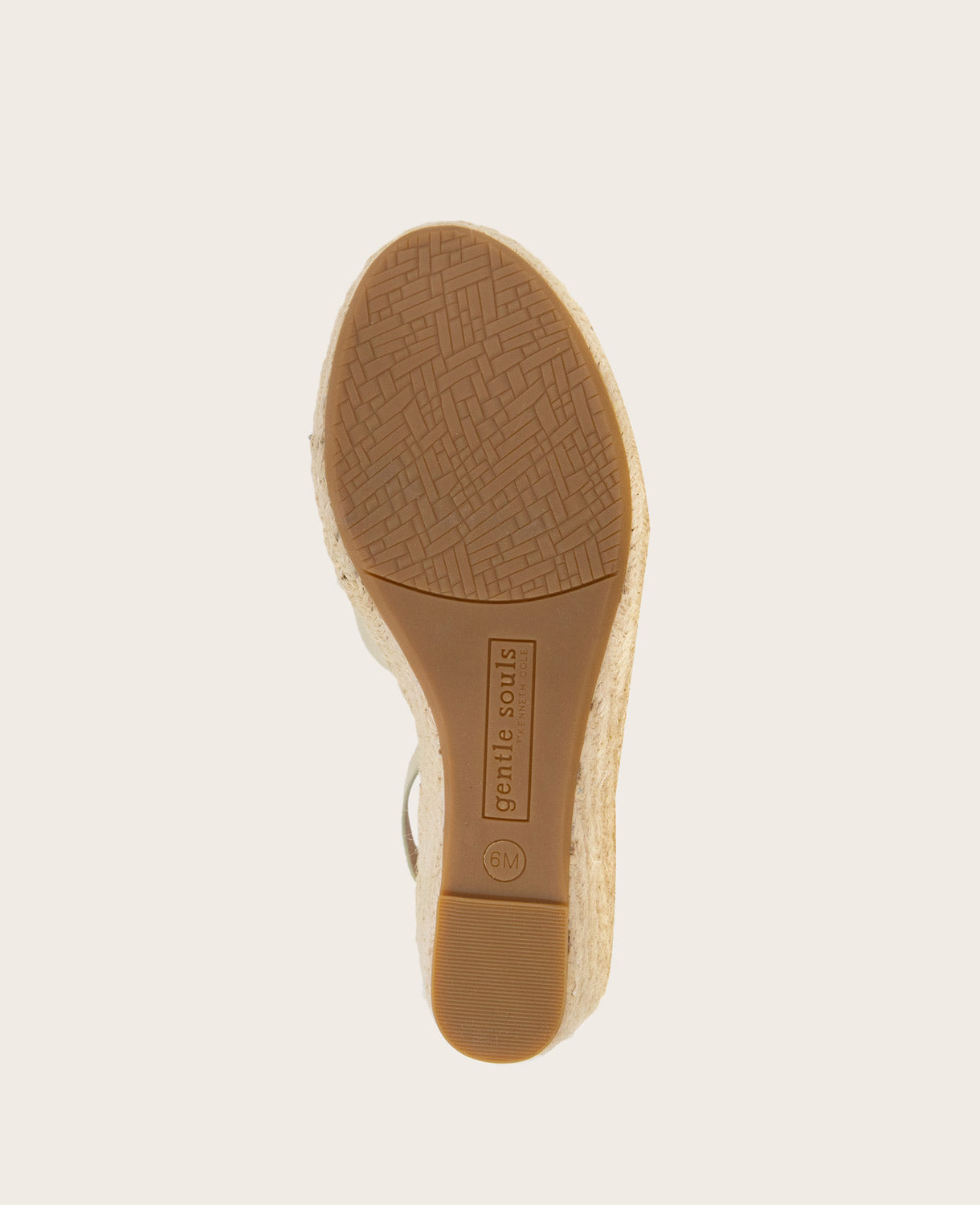 GENTLE SOULS - Charli Suede X-Band Espadrille Wedge Sandal Ice