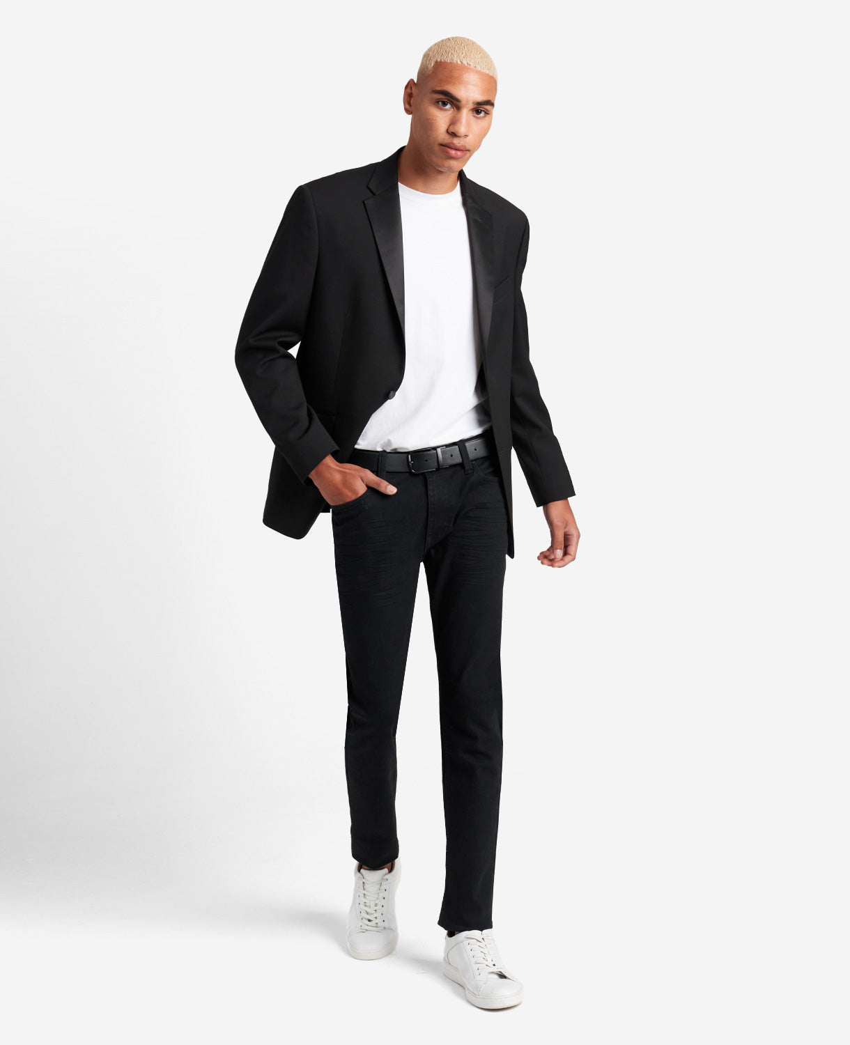 Ready Flex Slim-Fit Tuxedo Suit Black