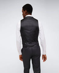 Kenneth Cole Reaction Ready Flex Slim-Fit Suit Separate Vest Gunmetal
