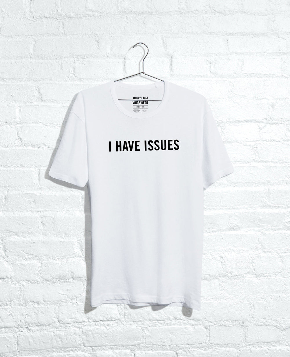 Site Exclusive! I Have Issues T-Shirt White