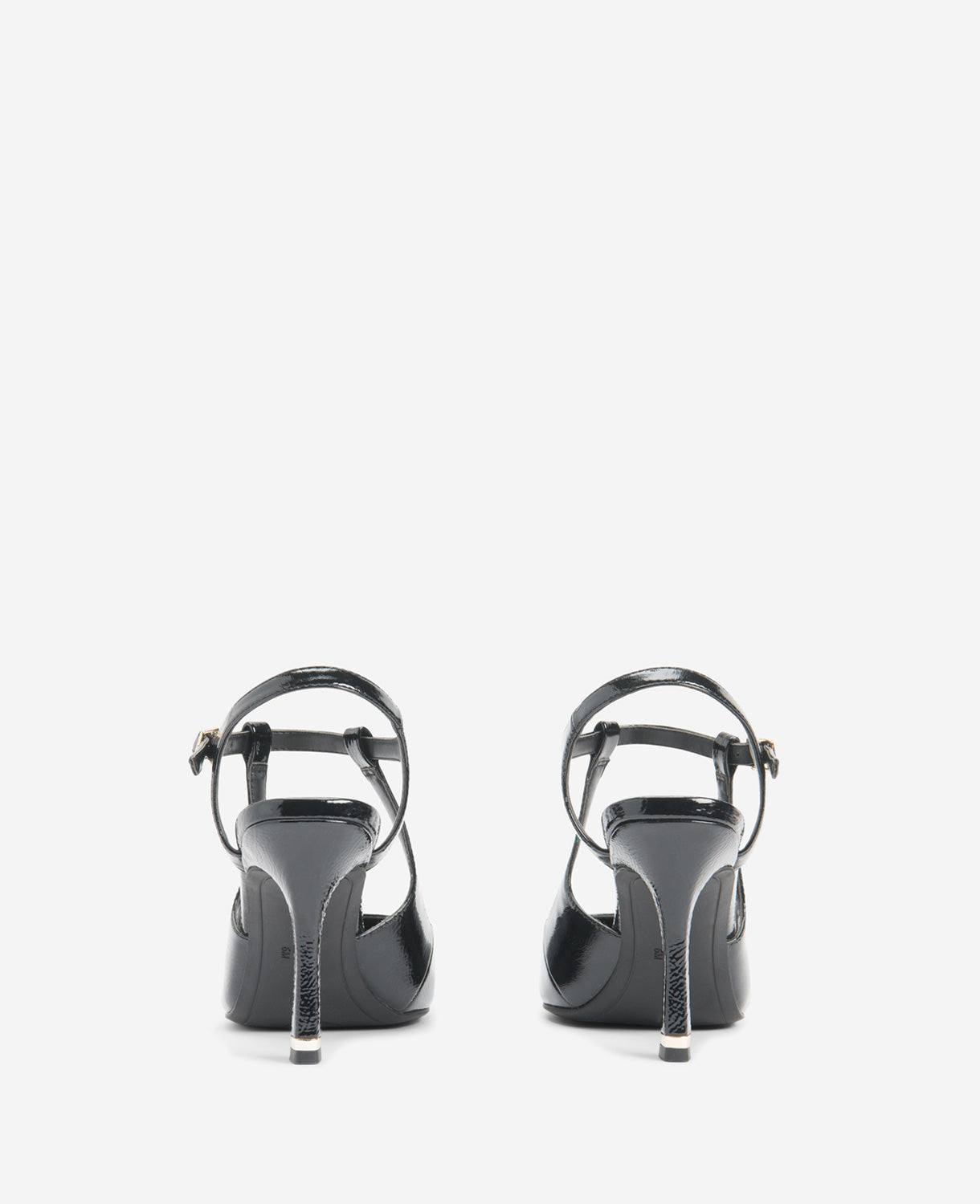 Romi Patent Slingback Heel Black
