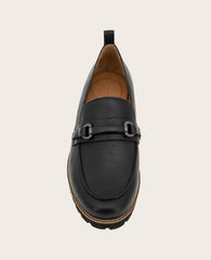 GENTLE SOULS - Eugene Leather Lug Bit Loafer Black