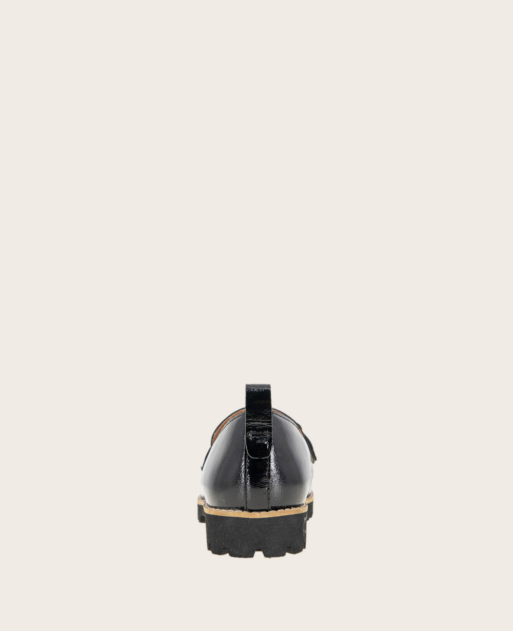 GENTLE SOULS - Eugene Leather Lug Bit Loafer Black