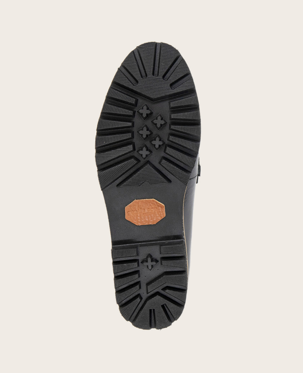 GENTLE SOULS - Eugene Leather Lug Bit Loafer Black