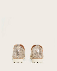 GENTLE SOULS - Eugene Leather Lug Bit Loafer Snake