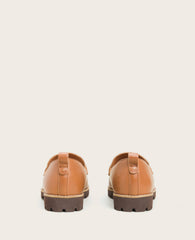 GENTLE SOULS - Eugene Leather Lug Bit Loafer Cognac