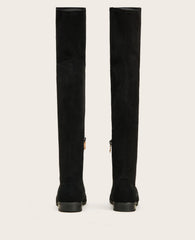 GENTLE SOULS - Emma Over-The-Knee Suede Boot Black