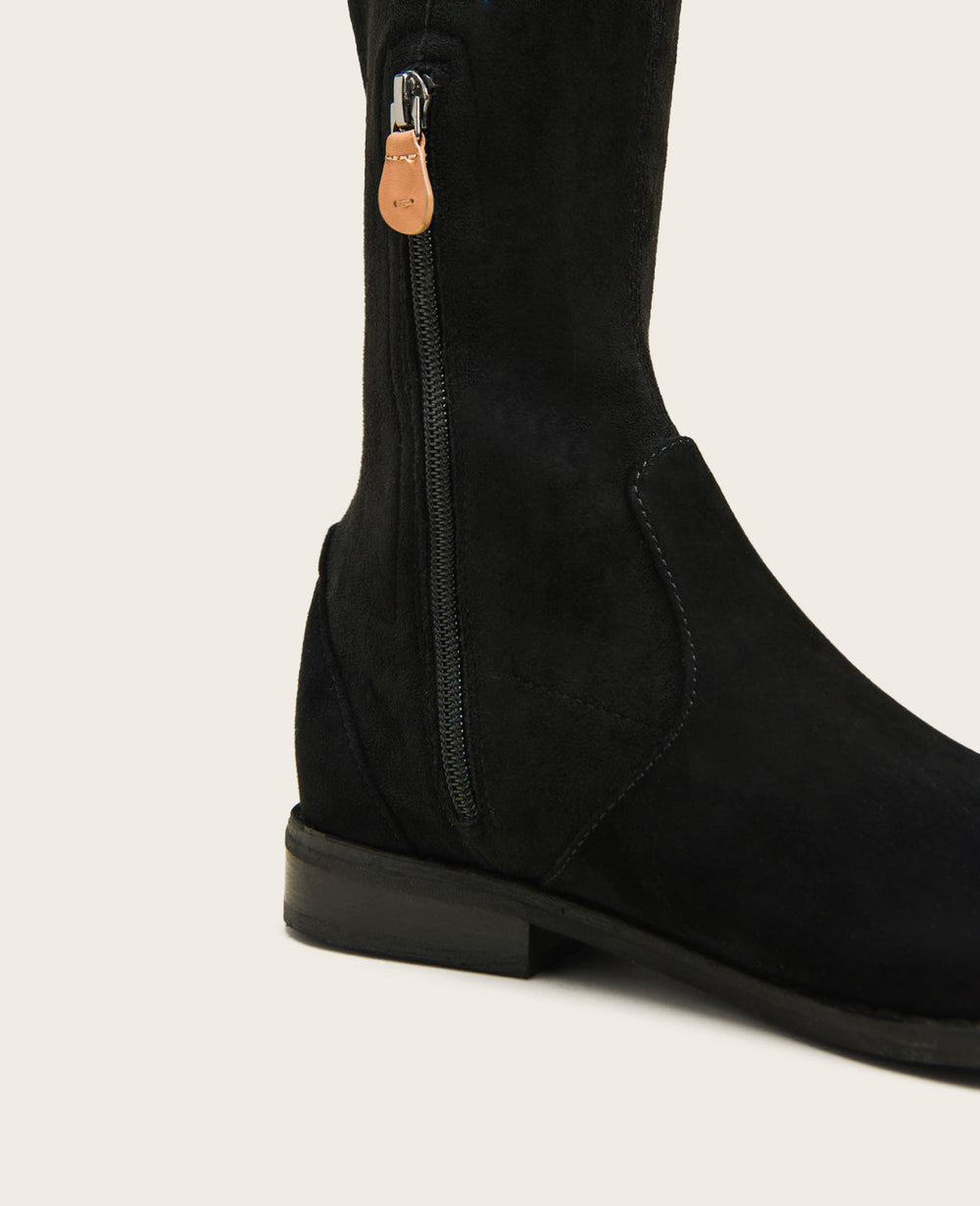 GENTLE SOULS - Emma Over-The-Knee Suede Boot Black