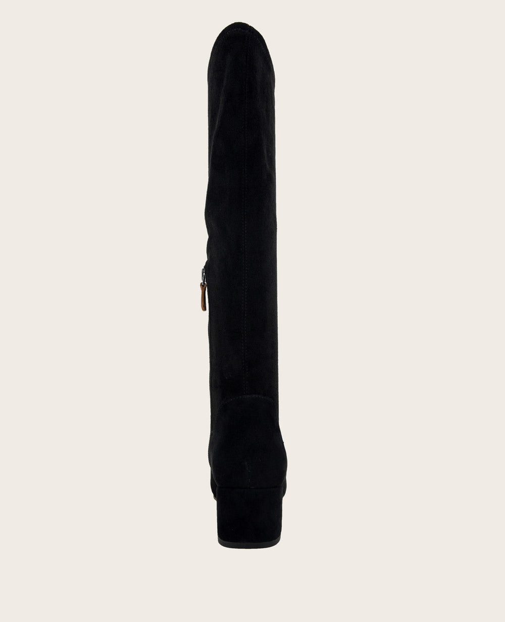 GENTLE SOULS - Ella Stretch Boot Black Suede