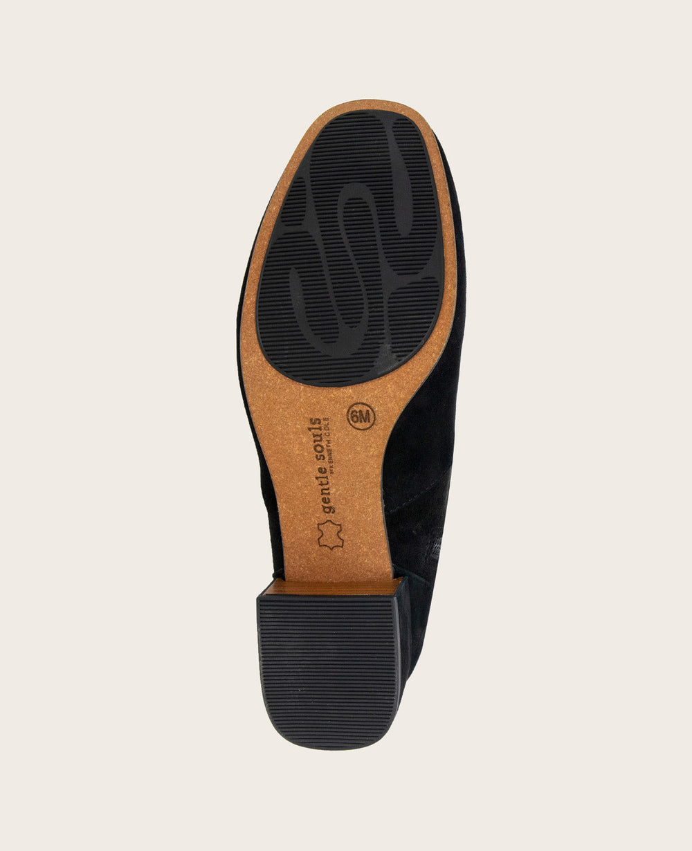 GENTLE SOULS - Ella Stretch Boot Black Suede