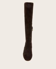 GENTLE SOULS - Ella Stretch Boot Chocolate Suede