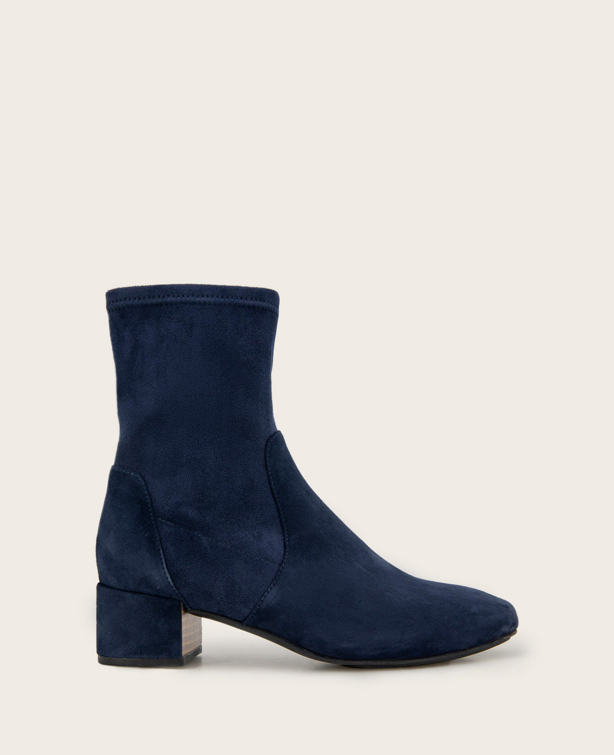 GENTLE SOULS - Ella Micro Suede Stretch Bootie Navy