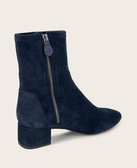 GENTLE SOULS - Ella Micro Suede Stretch Bootie Navy