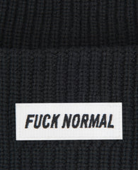 Site Exclusive! F Normal Beanie Black