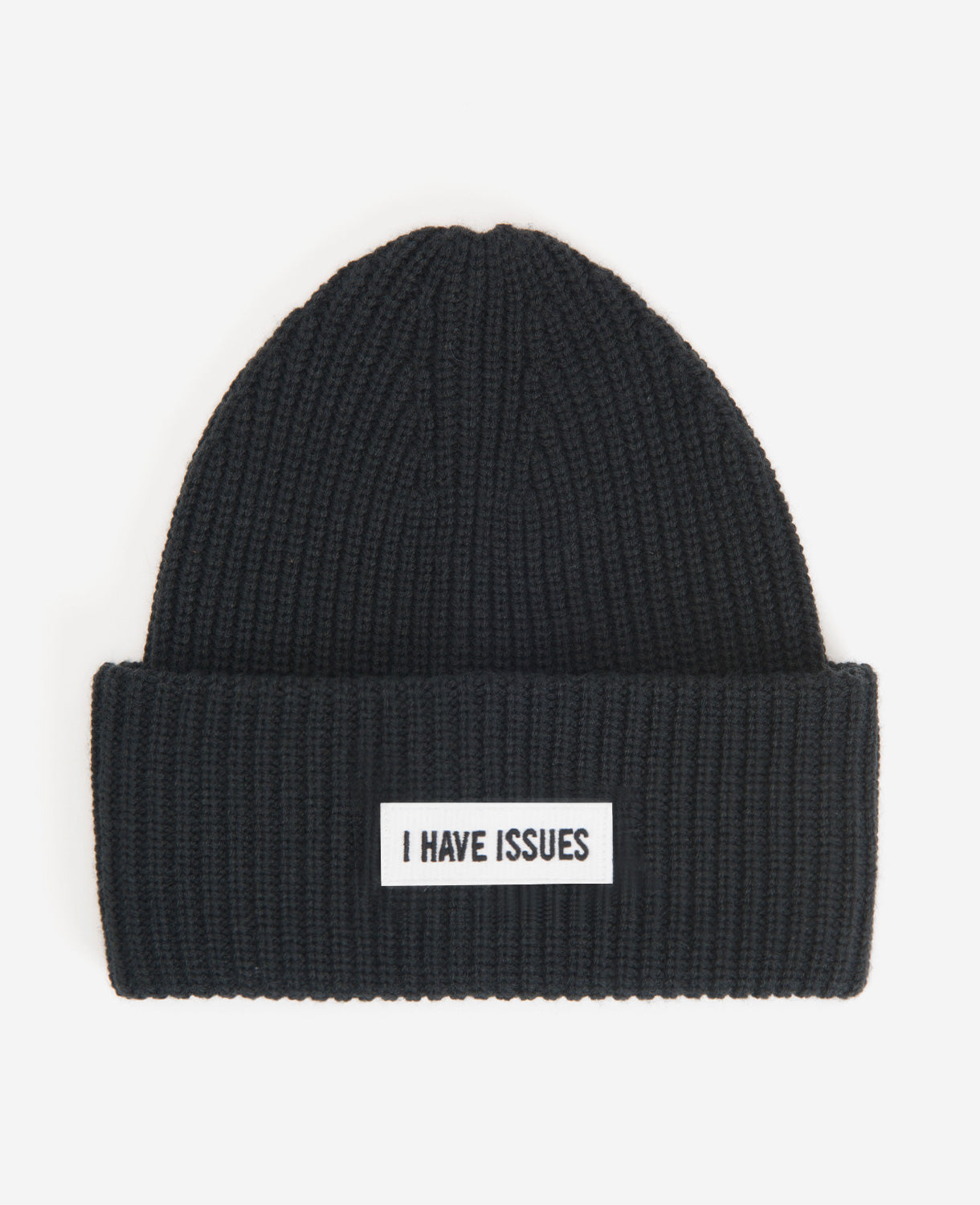 Site Exclusive! I Have Issues Beanie Black