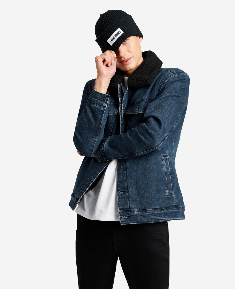 Site Exclusive! I Have Issues Beanie Black