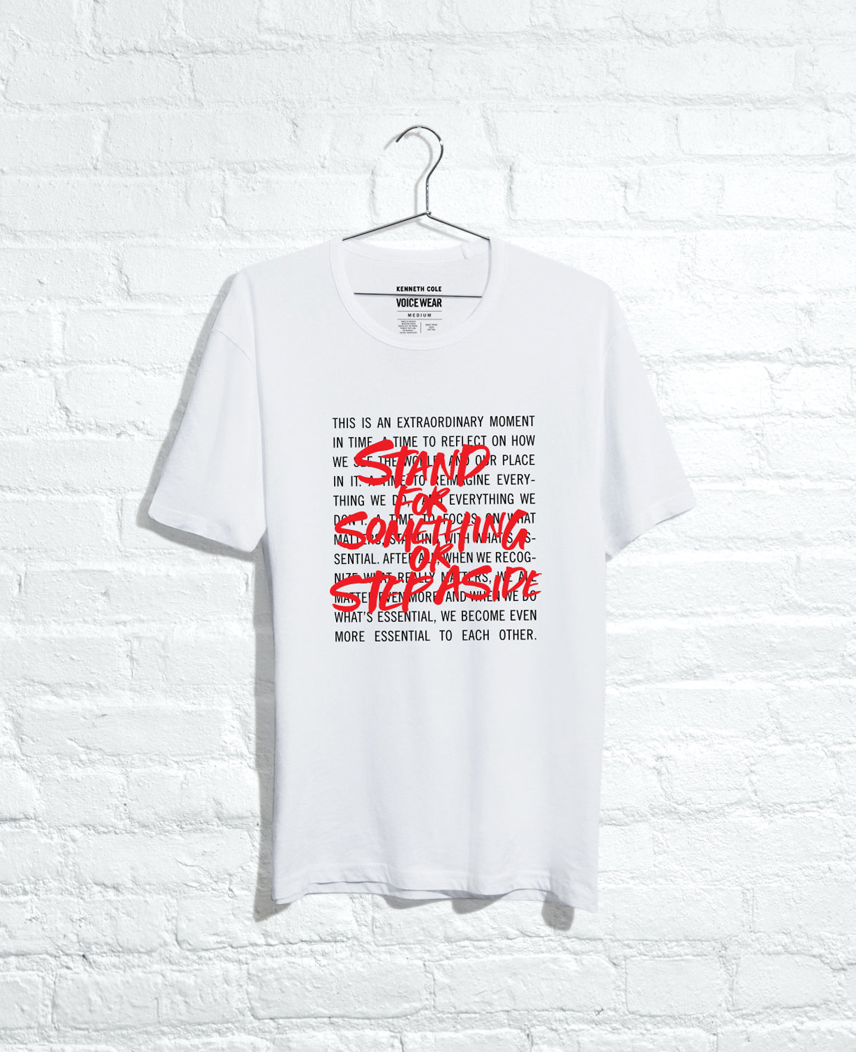 Site Exclusive! Stand For Something T-shirt White