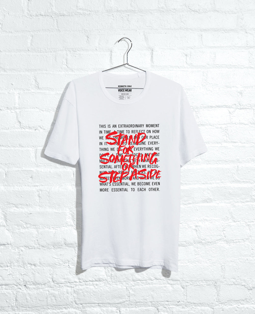 Site Exclusive! Stand For Something T-shirt White