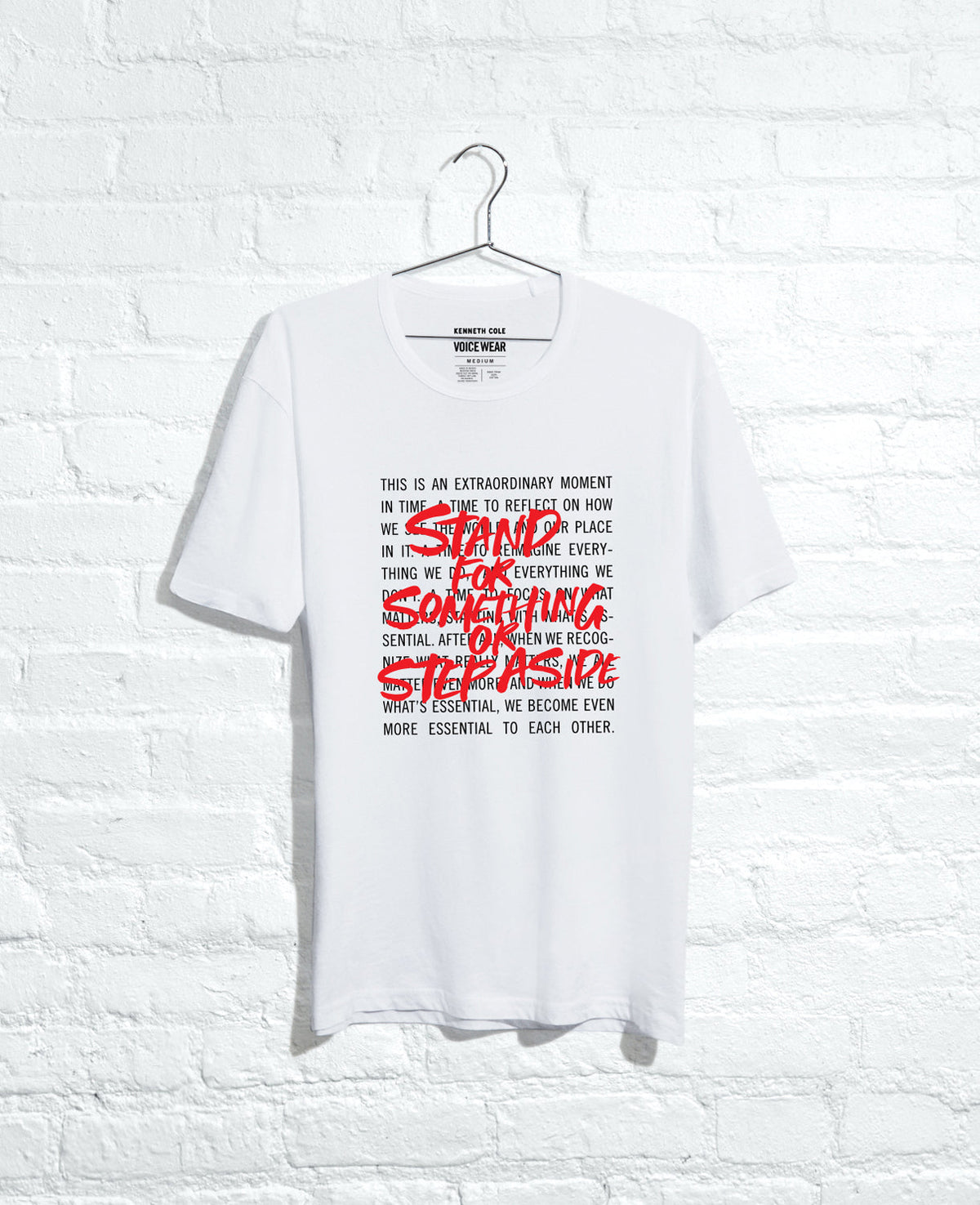 Site Exclusive! Stand For Something T-shirt White