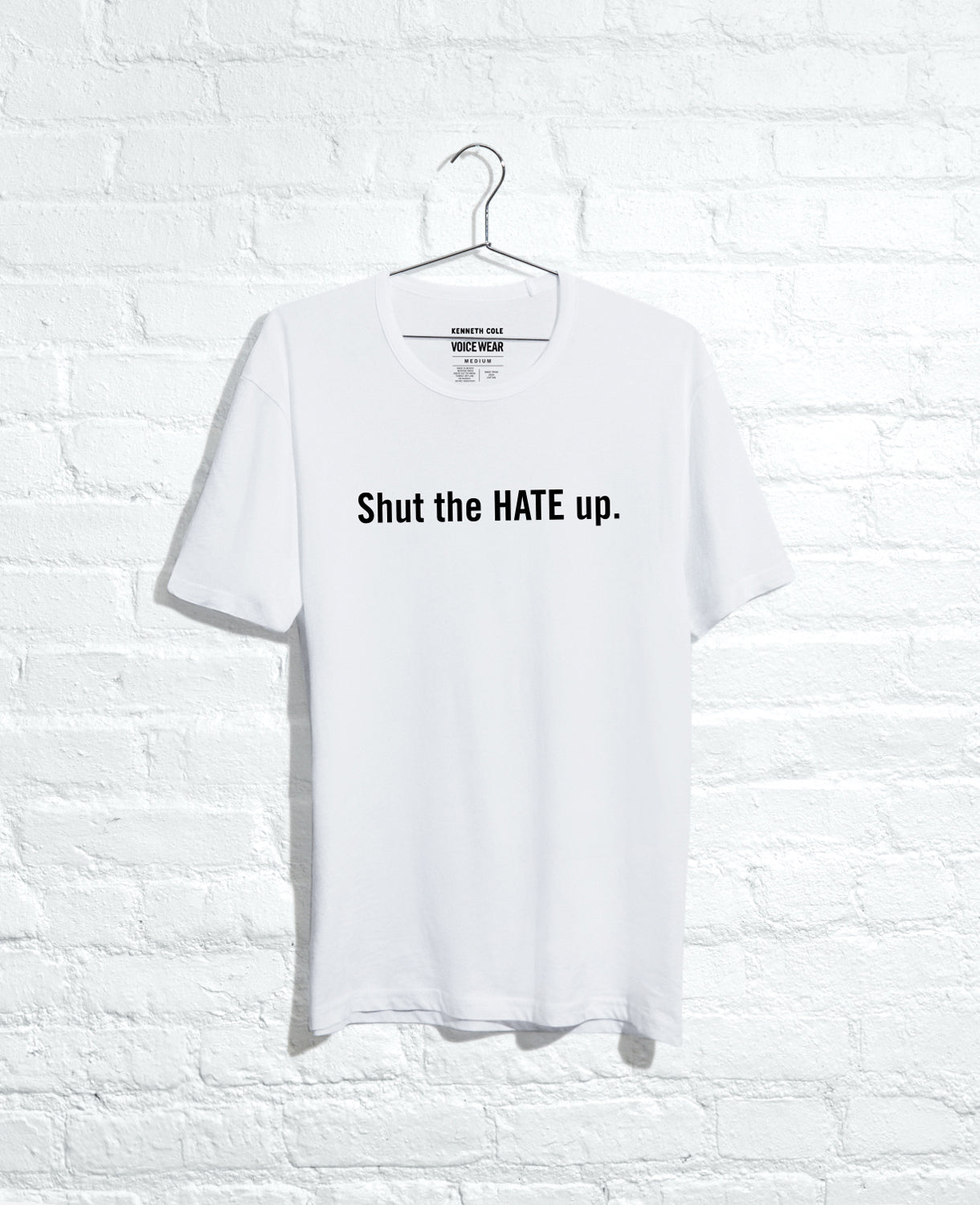 Site Exclusive! Shut The Hate Up T-Shirt White