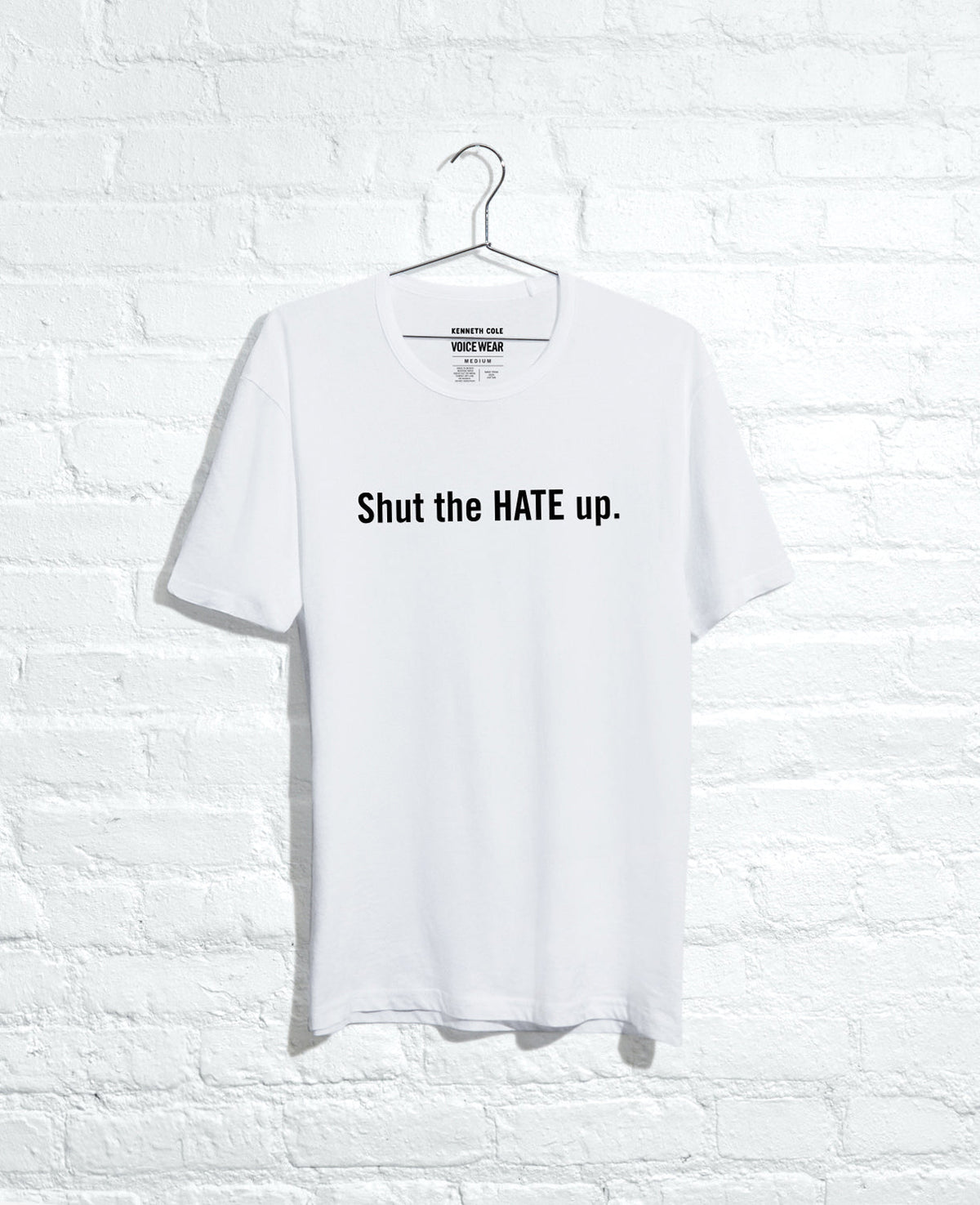 Site Exclusive! Shut The Hate Up T-Shirt White