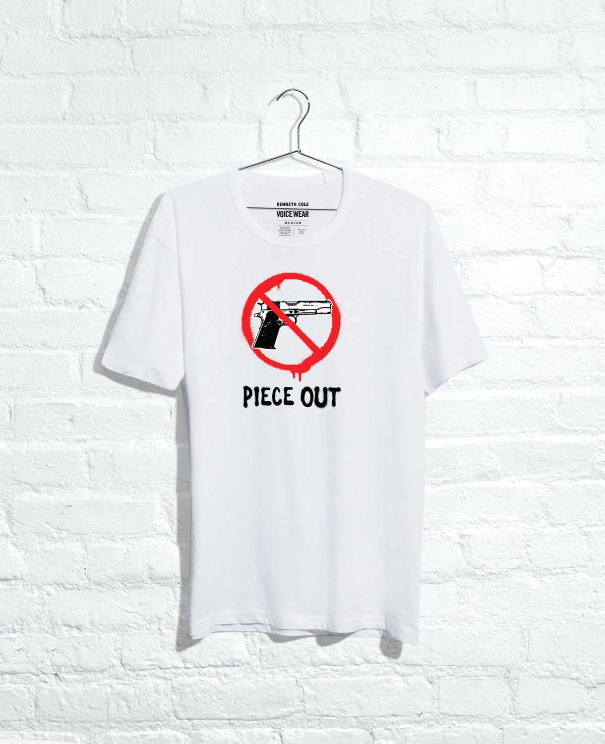 Site Exclusive! Piece Out T-Shirt White