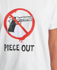 Site Exclusive! Piece Out T-Shirt White
