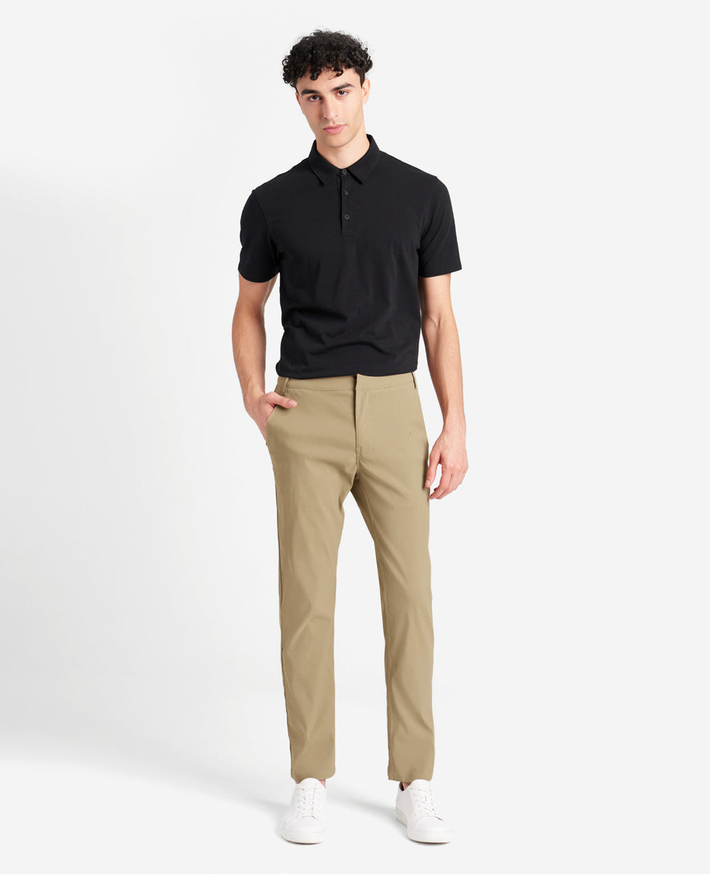 Slim-Fit Tech Chino Light Brown
