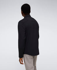Performance Slim Fit Button Down Shirt Black