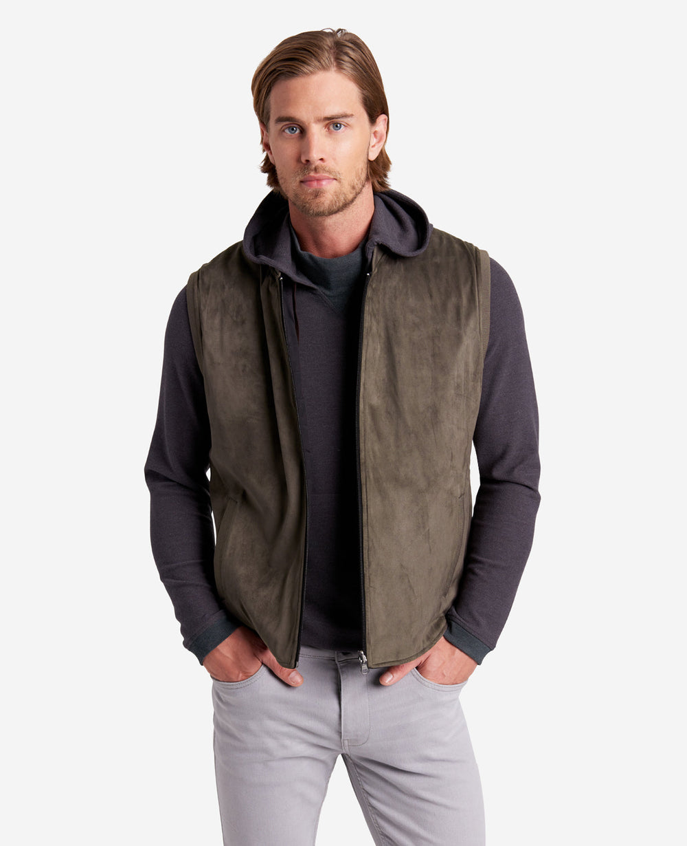Reversible Water-Resistant Vest Brown/Black