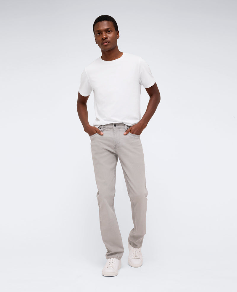 Slim-Fit Recycled Stretch Denim Jean Barnes - Light Grey