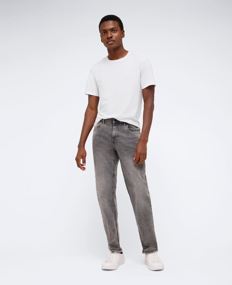 Athletic-Fit Recycled Stretch Denim Jean Lehr - Acid Wash Grey