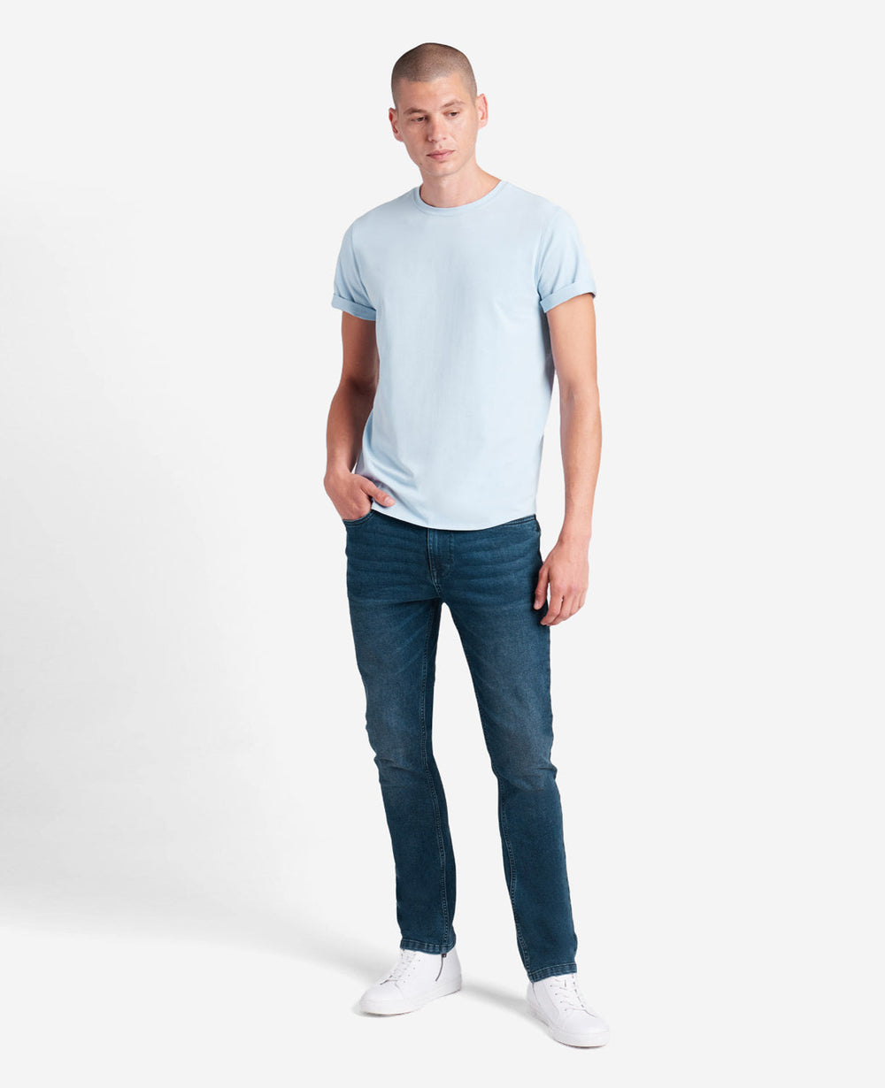 The Performance Crew Neck T-Shirt Light Blue