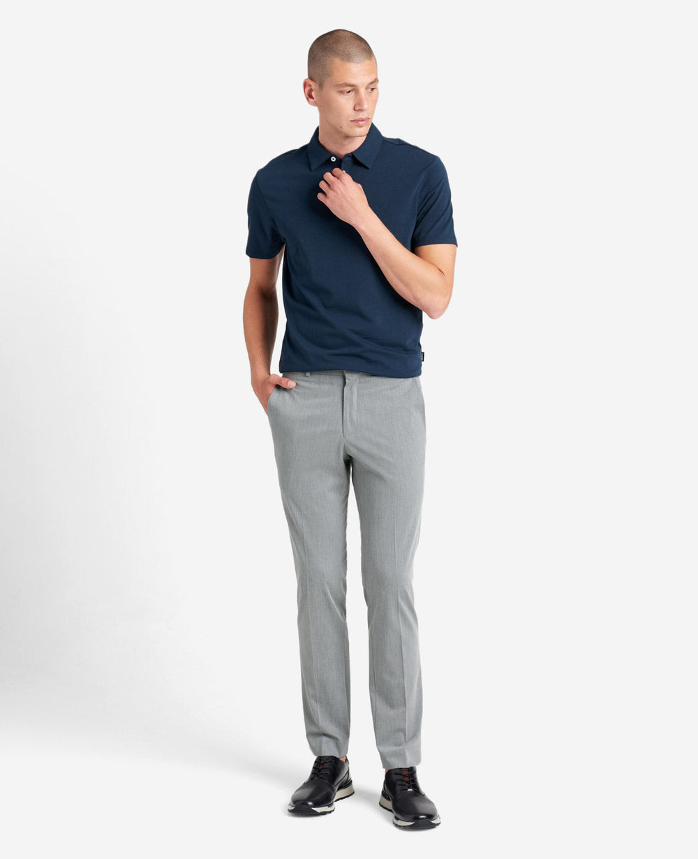 Stretch Suit Separate Pant Light Grey