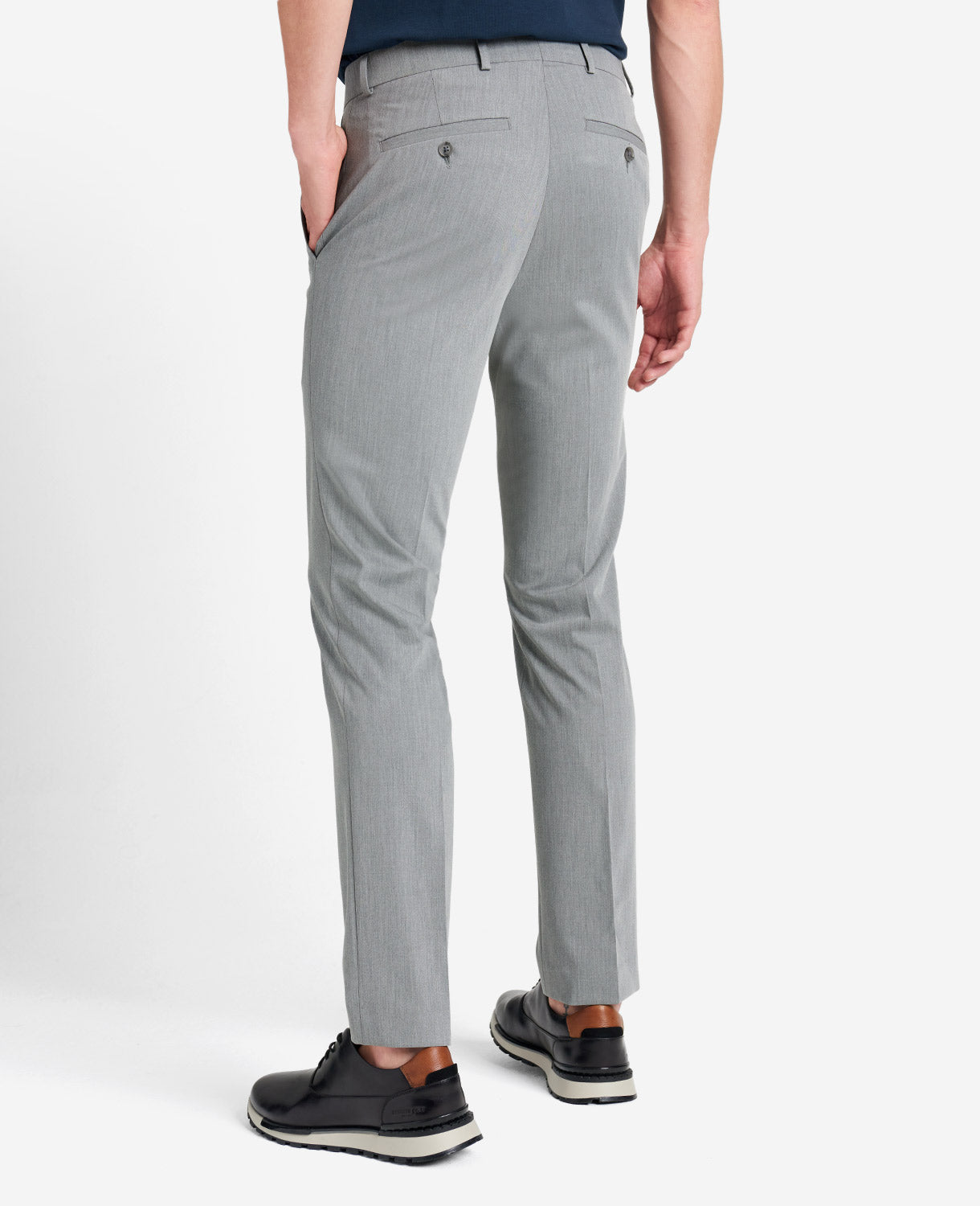 Stretch Suit Separate Pant Light Grey