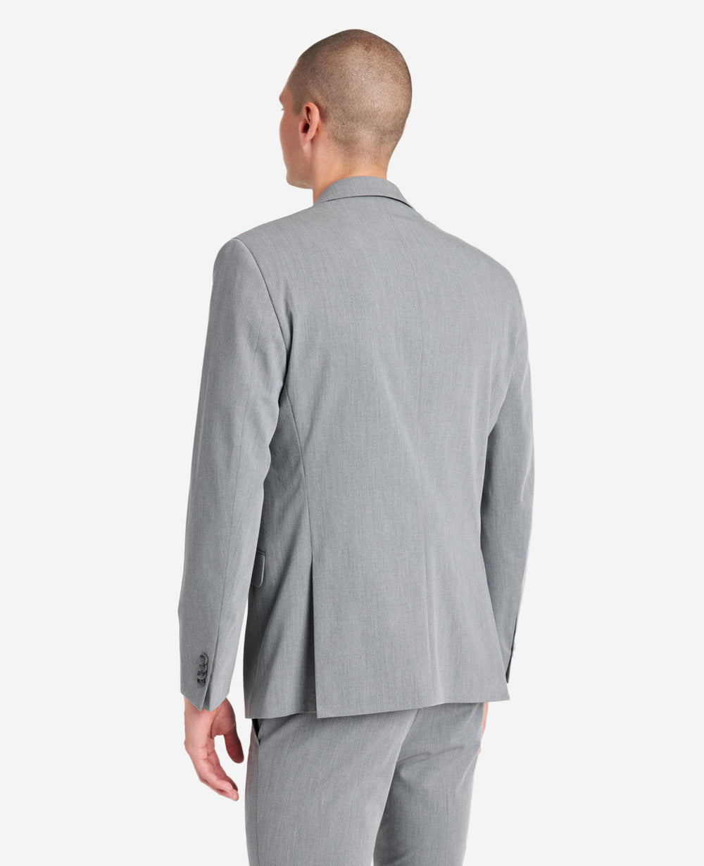 Kenneth Cole Reaction Slim-Fit Stretch Suit Separate Jacket Light Grey