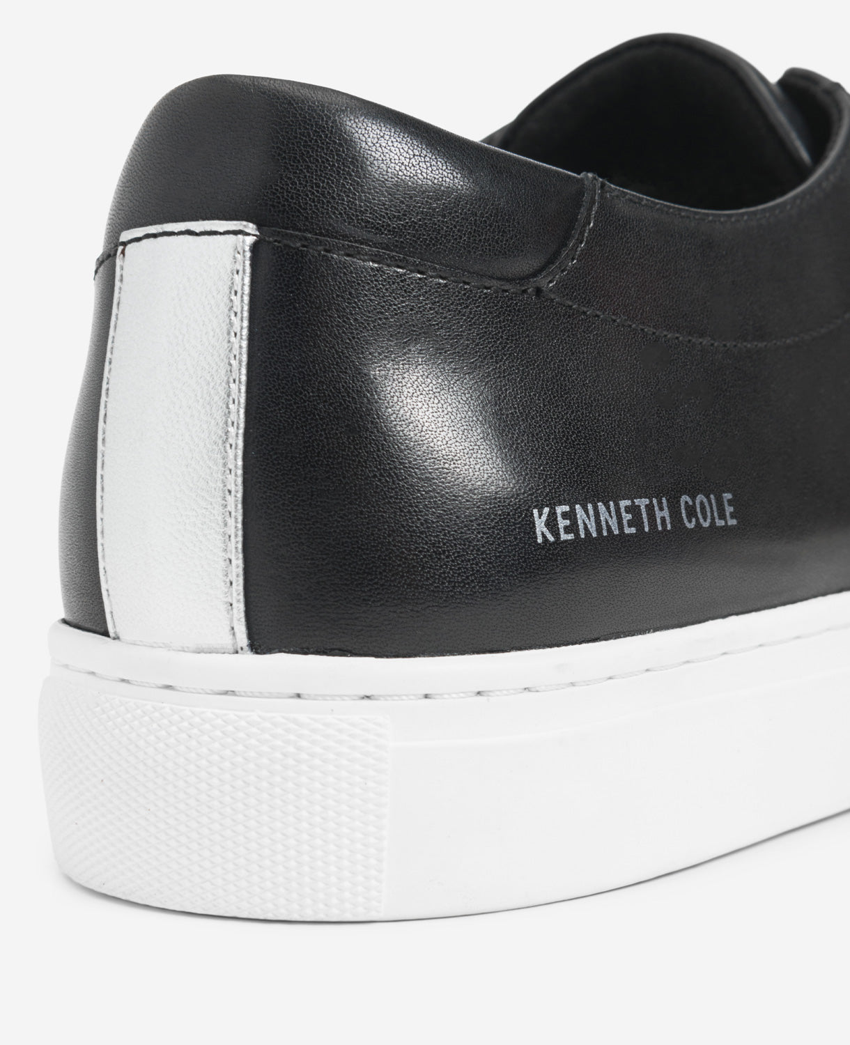 Site Exclusive! Men's Kam Leather Sneaker with Logo Black