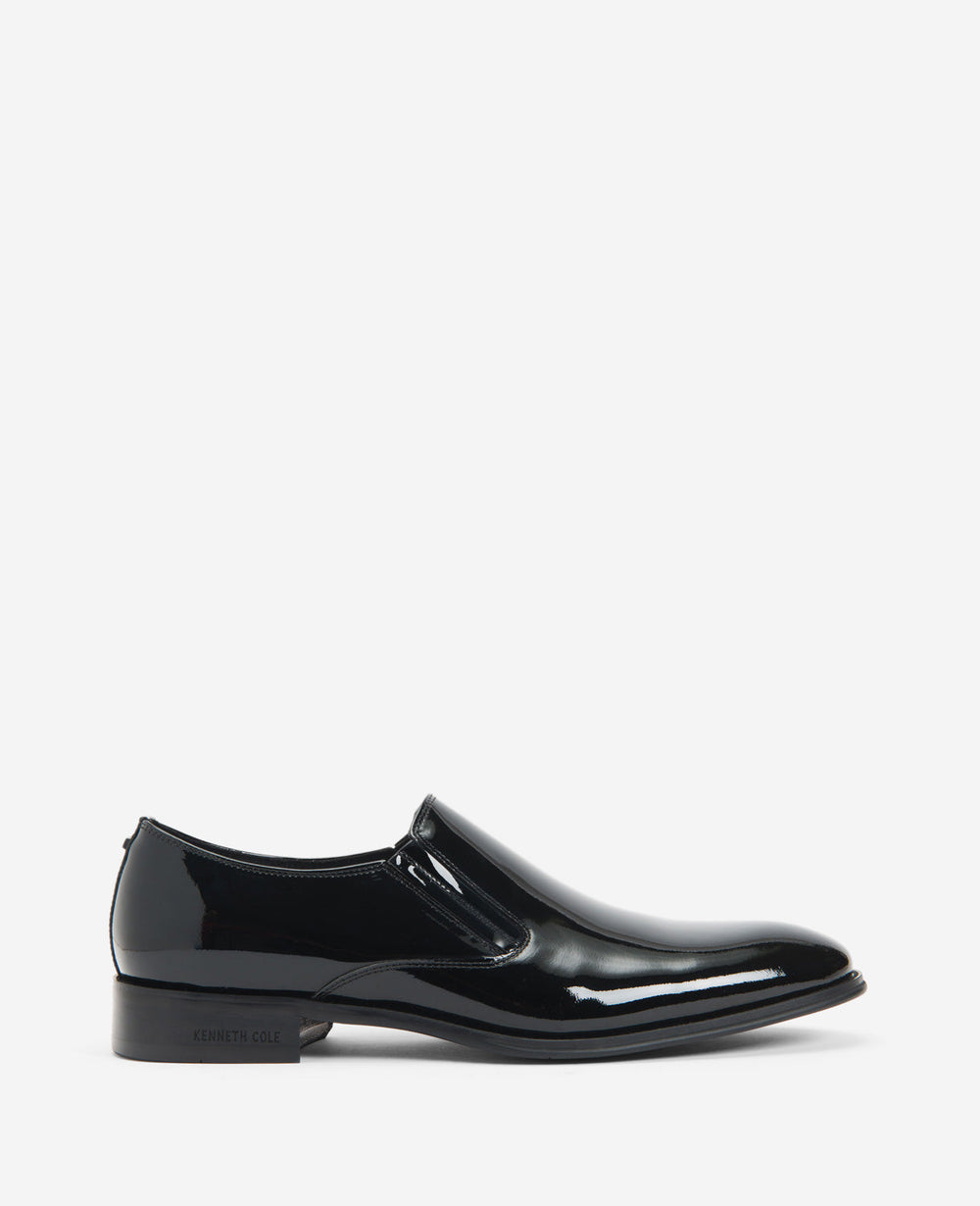 Site Exclusive! Tully Patent Slip-On Oxford with TECHNI-COLE Black