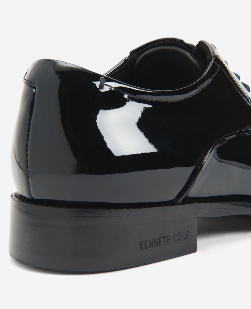 Site Exclusive! Tully Patent Leather Cap Toe Black