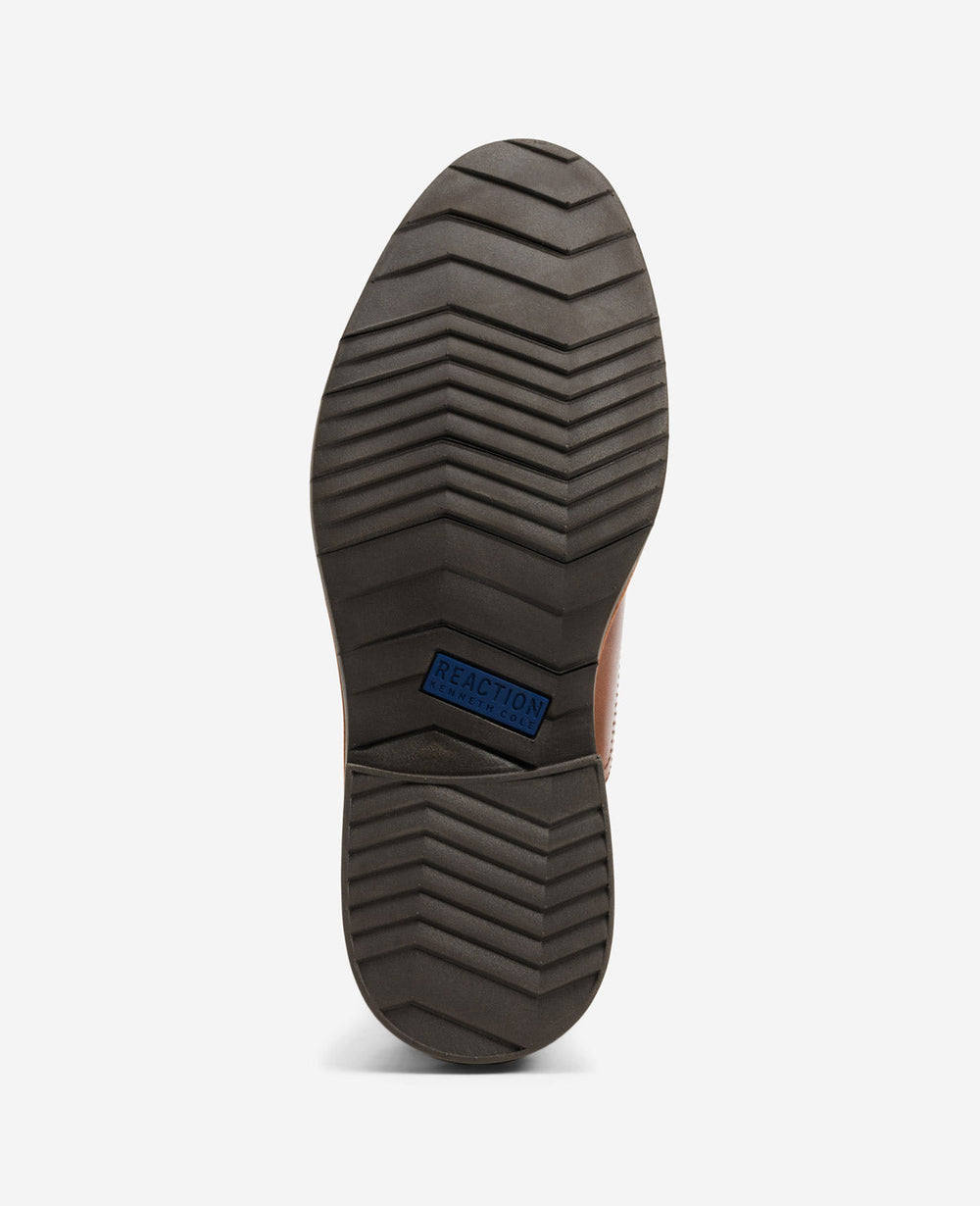 REACTION - Klay Cap Toe Oxford with Flex Cognac