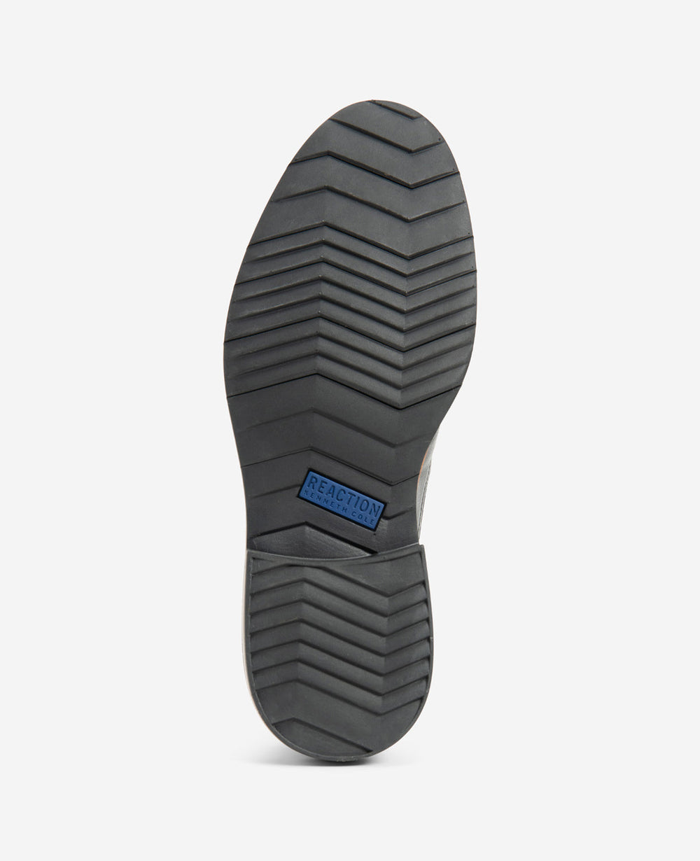 REACTION - Klay Cap Toe Oxford with Flex Black