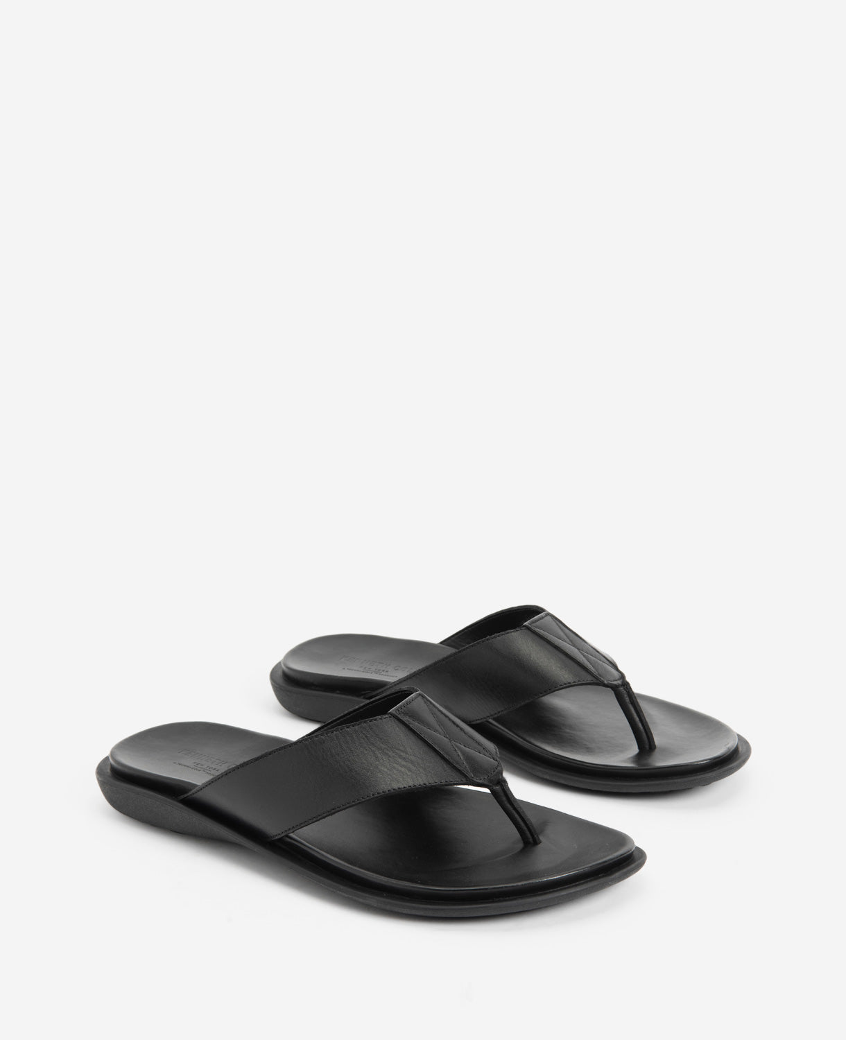 Sand Leather Thong Sandal Black