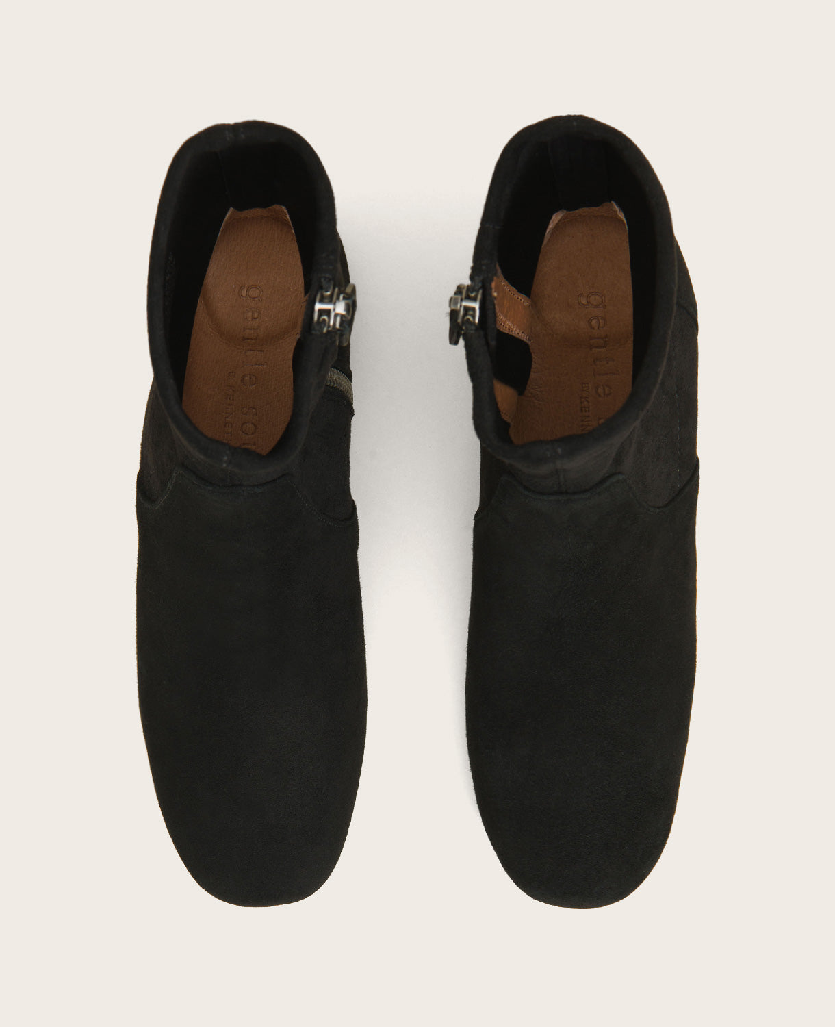 GENTLE SOULS - Ella Micro Suede Stretch Bootie Black