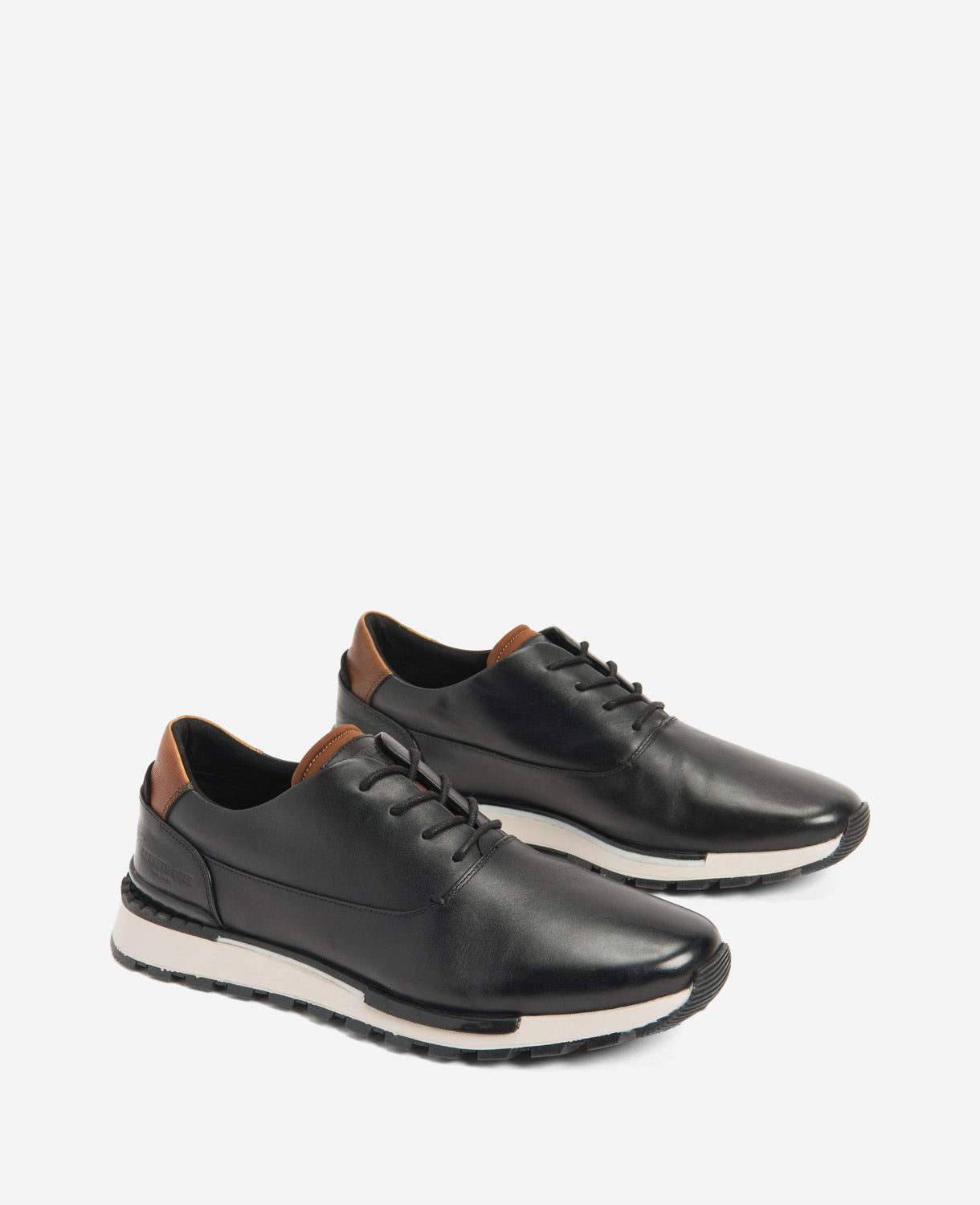 Kev Leather Lace-Up with TECHNI-COLE Black/Grey