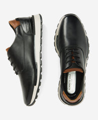 Kev Leather Lace-Up with TECHNI-COLE Black/Grey
